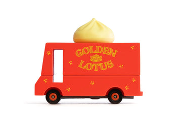 Candylab Toys CANDYCAR Wooden Food Truck Collection - Dumpling Van  enhanced Handcrafted Beech Wood Toy Car