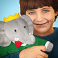 YOTTOY Classics Collection Classic Standing Babar Plush - 13 Inch Soft Stuffed Animal, Babar Color