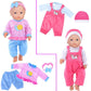 10 Sets Doll Clothes Accessories Play Set Include Rompers Outfits For 14-16 Inch Dolls And 43Cm/17 Inch New Baby Dolls (No Doll)