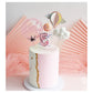 Birthday Candles Number 4,Pink Glitter Happy Birthday Cake Candles Handmade Sequin Numeral Candle