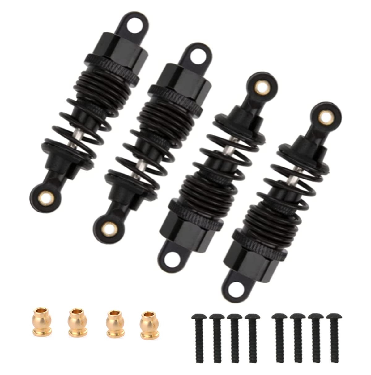 Rc Car Shock Absorber, Aluminum 68Mm Shock Absorber Oil Adjustable Damper For 1/10 Drift Rc Car Hpi Hsp Losi Axial Tamiya Redcat