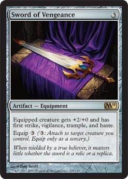 Magic: the Gathering - decorative replica blade of Vengeance - Magic 2011