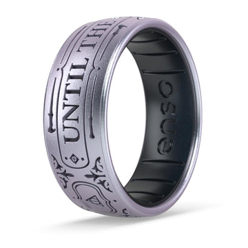 Enso Rings Wizarding World of Harry Potter Collection - Comfortable Silicone Rings - Until the Very End - Size 11