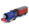 Trackmaster Railway System : Thomas and Friends Motorized Road and Rail Battery Powered Tank Engine - Sir Handel with 2 Red Pass