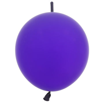 In-Jooyaa 12 Inch Purple Link Balloon 60 Pcs Quick Linkable Balloon For Party Decoration