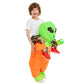 GOOSH Halloween Costumes for Kids Alien inflatable Costume Alien Blow up for Boy Girl Children Halloween Party Cosplay