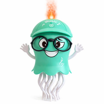 Toy TrekkerS Dancing Jellyfish With Smoke Musical Toy For Kids | Bump & Go Action With Led Lights & Twisting Tentacles | Interac
