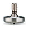 DjuiinoStar enhanced Spinning Top  Stainless Steel Collar with Titanium Stem  8-10 Minutes  High Precision EDC Desktop Toy DST-812R