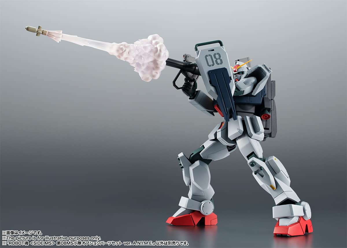 Tamashii Nations - Mobile Suit Gundam: The 08Th Ms Team - Option Parts Set Version A.N.I.M.E., Bandai Spirits The Robot Spirits