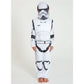 Storm Costume Trooper Mask Kids Jumpsuit Helmet Full Sets Empire Outfits Role Play Halloween Accessories (White, Large)
