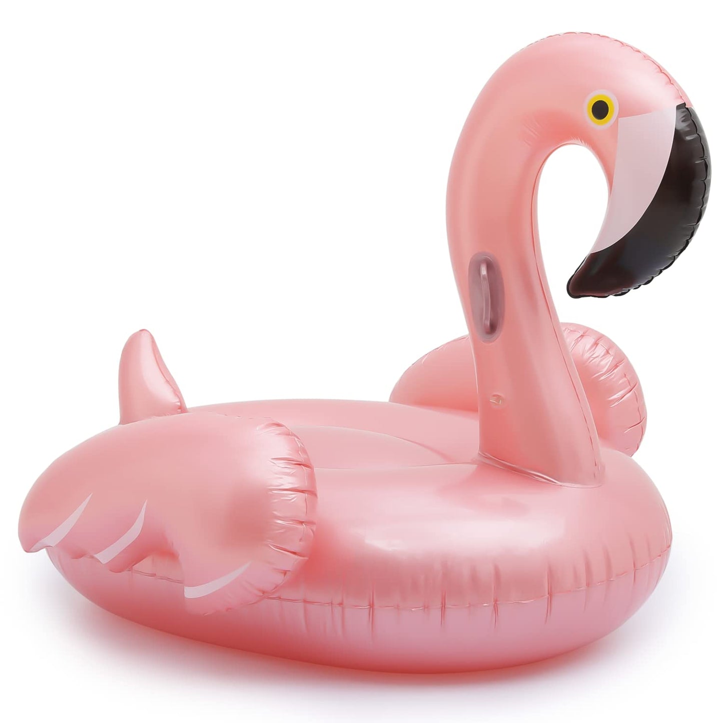 Magshion 50 Inch Large Inflatable Flamingo Ride On Pool Float for Adults, Blow Up Swimming Floating Raft with Fast Valves, Outdo