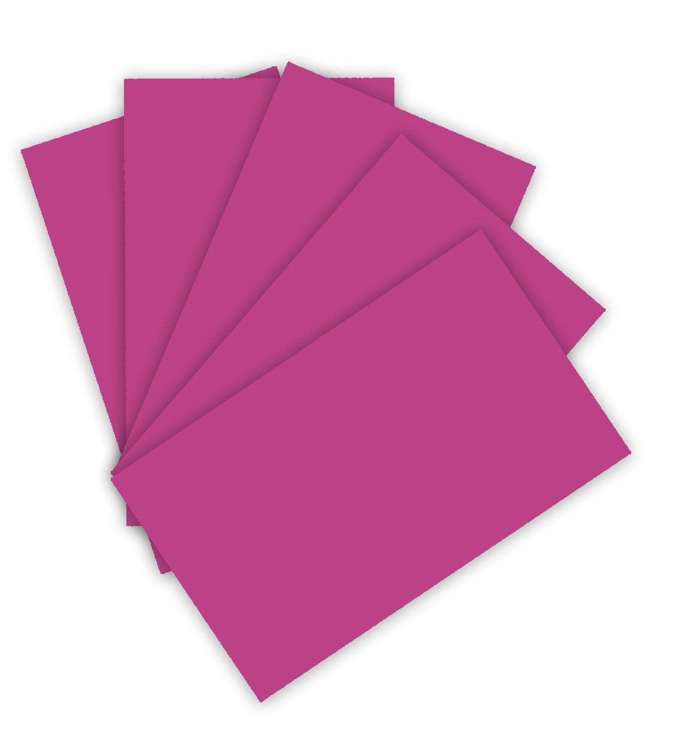 Folia 6321 130 g/m, Coloured Drawing Paper in Eosin, DIN A3, 50 Sheets, as a Basis for numerous Crafts