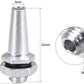 Heyiarbeit RC Antenna Tube Black with Siliver Mount and Cap for RC Boat 5pcs