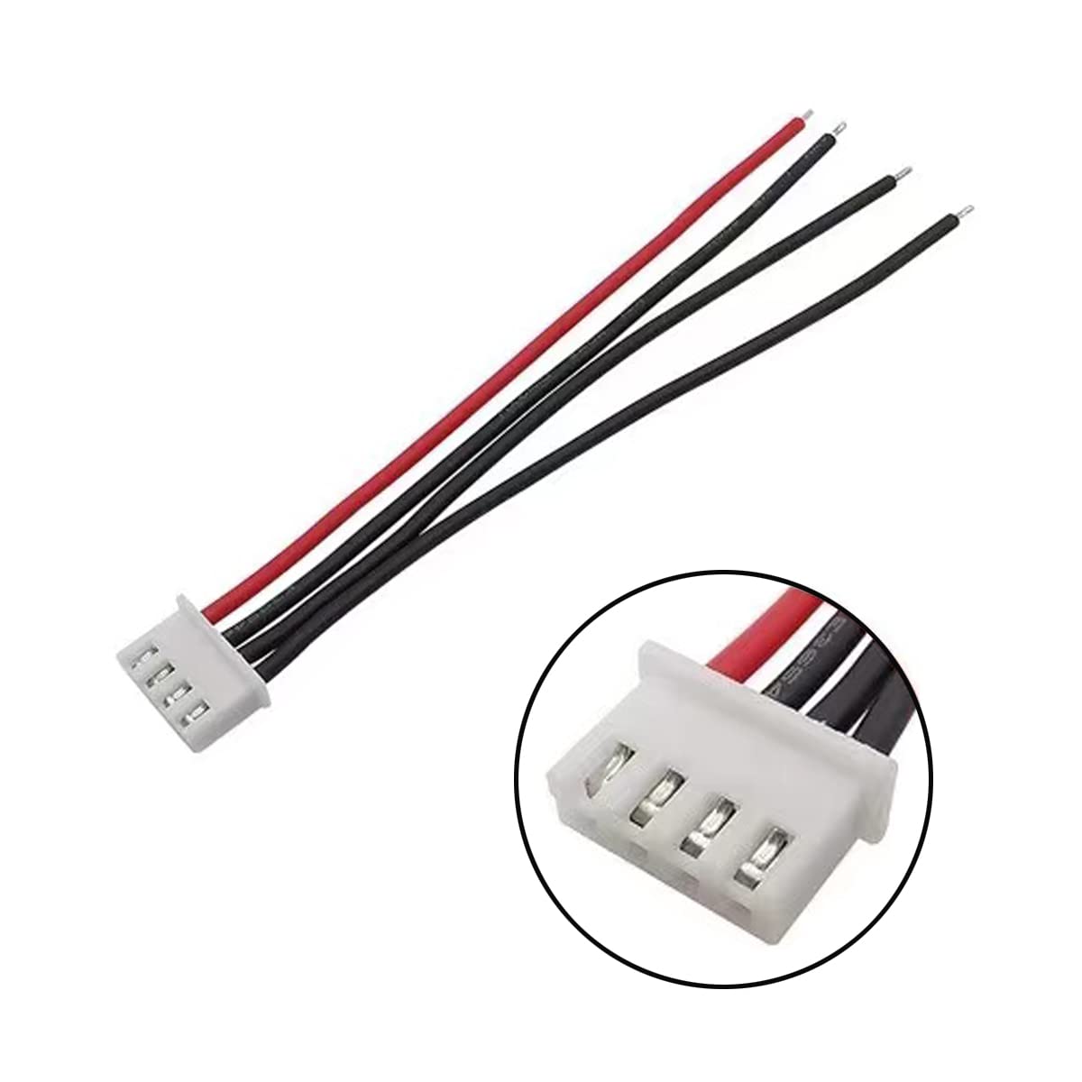FLY RC 10pcs JST-XH 3S LiPo Balance Plug Extension Cable Battery Charger Connector 22AWG for RC Drone Rechargeable Lipo