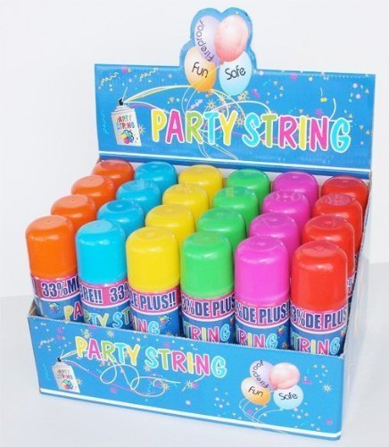 Los Angeles Superstore Party String - 24 Cans In Display Box - Not Silly String