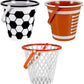 Retail Basketball Hoop Style Easter Basket Halloween Bucket