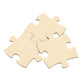 Bright Creations 50 Blank Wooden Puzzle Pieces For Crafts, Diy Art Projects, 3X3.5 Unfinished Freeform Jigsaw Wood Puzzles To Draw On