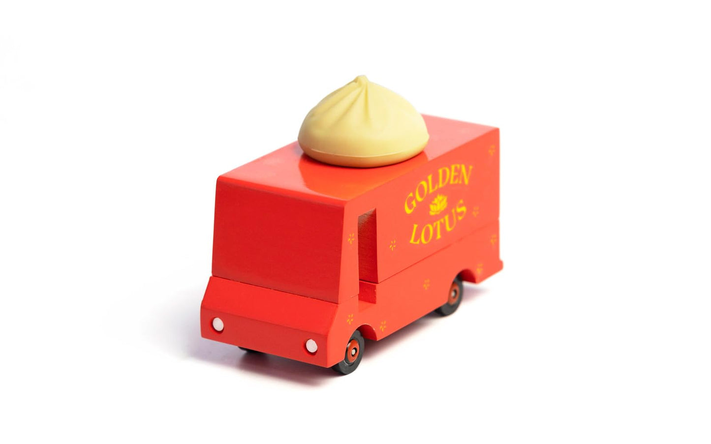 Candylab Toys CANDYCAR Wooden Food Truck Collection - Dumpling Van  enhanced Handcrafted Beech Wood Toy Car