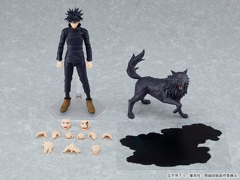 Good Smile Jujutsu Kaisen: Megumi Fushiguro Figma Action Figure, Multicolor