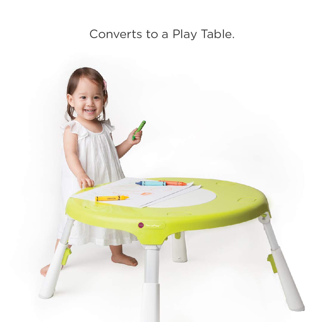 ORIBEL PortaPlay Baby Activity Center: Development Focused Toys. Foldable, Portable, and Transforms to a Play Table, Unisex (For
