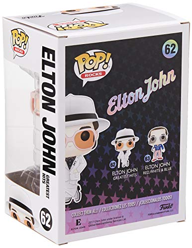 Funko Pop! Elton John Collectible Figure - 3.75" Vinyl, Goldenrod Yellow, Model 25320