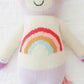 Cuddle + Kind Zoe The Unicorn Regular 20'' Hand-Knit Doll - 1 Doll = 10 Meals, Fair Trade, Heirloom Quality, Handcrafted In Peru