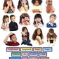 Little Folk Visuals Emotions Precut Flannel/Felt Board Figures, 24 Pieces Set