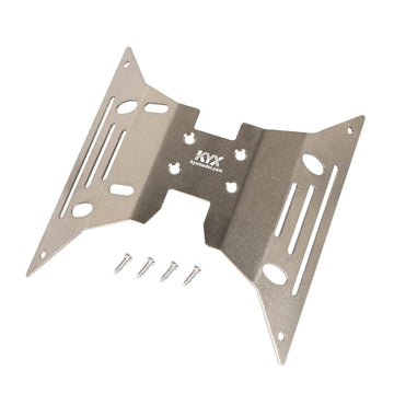 KYX Racing Stainless Steel Chassis Protective Plate Frame Protector Chassis Guard Board Upgrades Accessories for 1/18 RC Crawler
