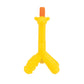 Nuby Silicone Geo Zoos Teether - Giraffe Teething Toy For Babies 3+ Months - Soothes And Massages Sore Gums