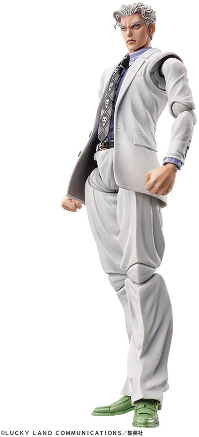 MediCos JoJos Bizarre Adventure Part 4: Chozo Kado Yoshikage Kira Super Action Statue Figure, Multicolor