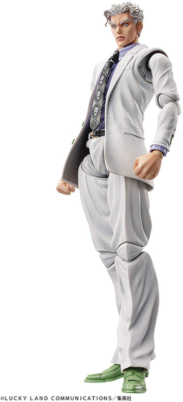 MediCos JoJos Bizarre Adventure Part 4: Chozo Kado Yoshikage Kira Super Action Statue Figure, Multicolor