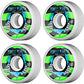 PowellPeralta Park Ripper II White/Green/Blue Skateboard Wheels  60mm 97a (Set of 4)