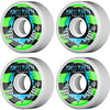 PowellPeralta Park Ripper II White/Green/Blue Skateboard Wheels  60mm 97a (Set of 4)