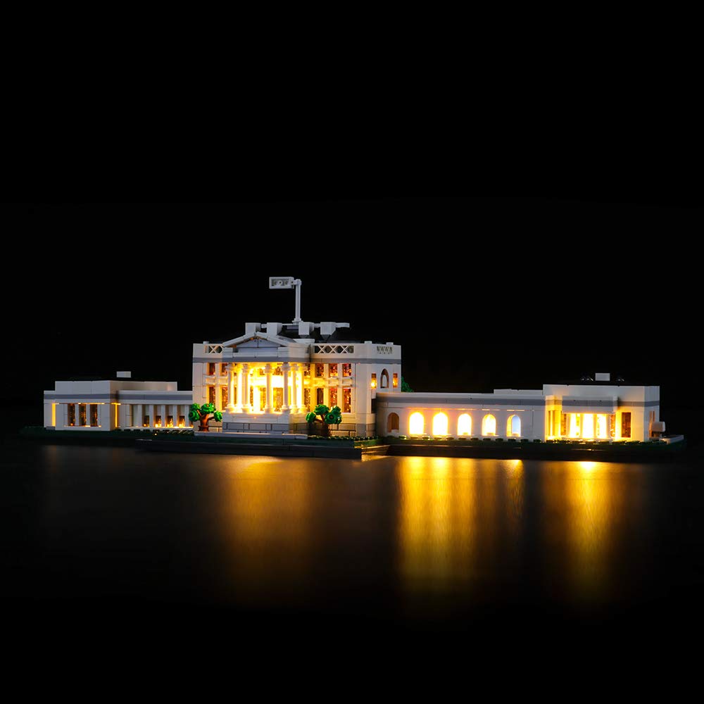 Lightailing Light Set For (Architecture White House Building Blocks Model - Led Light Kit Compatible With Lego 21054(Not Include