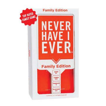 Never Have I Ever Card Game - Family Edition Volume 2, Includes Fun, Engaging Prompts for Interactive Family Game Nights, Vacati
