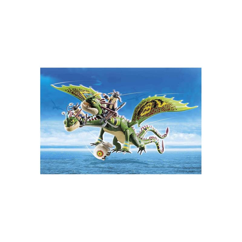 Playmobil Dragon Racing: Ruffnut And Tuffnut With Barf And Belch