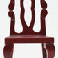 Classics By Handley Dollhouse Miniature Side Chair, Mahogany