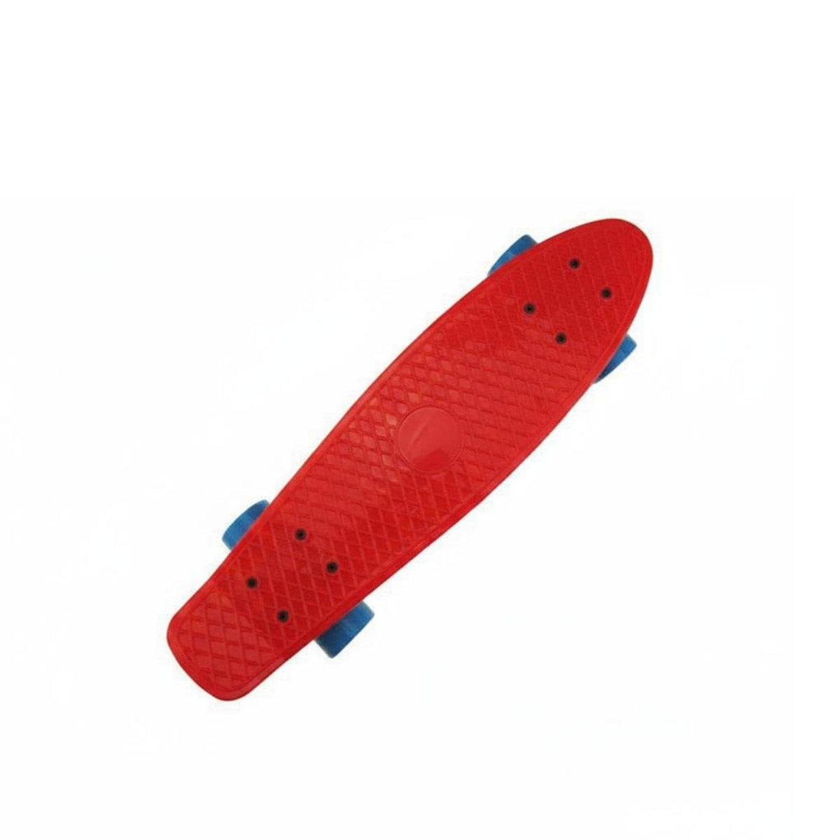 SNAPPSY Penny Board Colorful Skateboard Lightweight 27 Inch Cruiser Skateboard for Beginners, Outdoor, Travel Red
