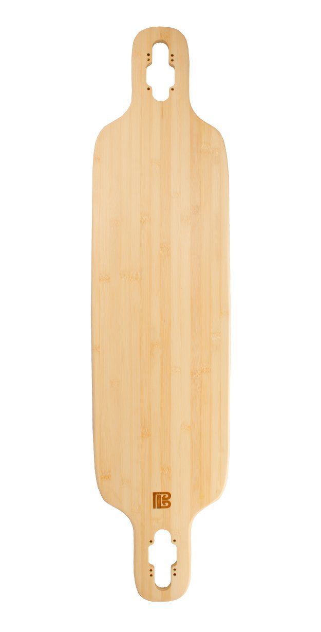 Bamboo Skateboards TwinTip Drop Through Blank Skateboard Deck, 40 x 9.25