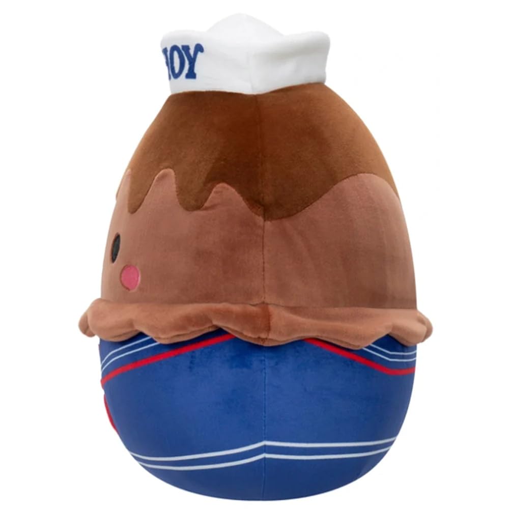 Squishmallows Plush Toy - Stranger Things Ice Cream Ahoy - 25cm Super Soft Polyester - Model SQSR00049 - Chocolate Color