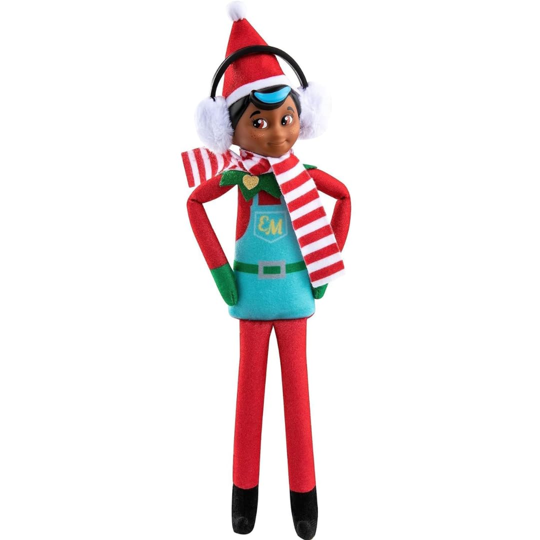 Elf On The Shelf Elf Mates | Christmas Elf | Elf On The Shelf Accessories, Elf On The Shelf Props (Deluxe Chef, Brown Eyes)