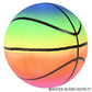 Rhode Island Novelty 6 Inch Rainbow Sports Vinyl Balls Set Of 3 Assorted Designs May Vary