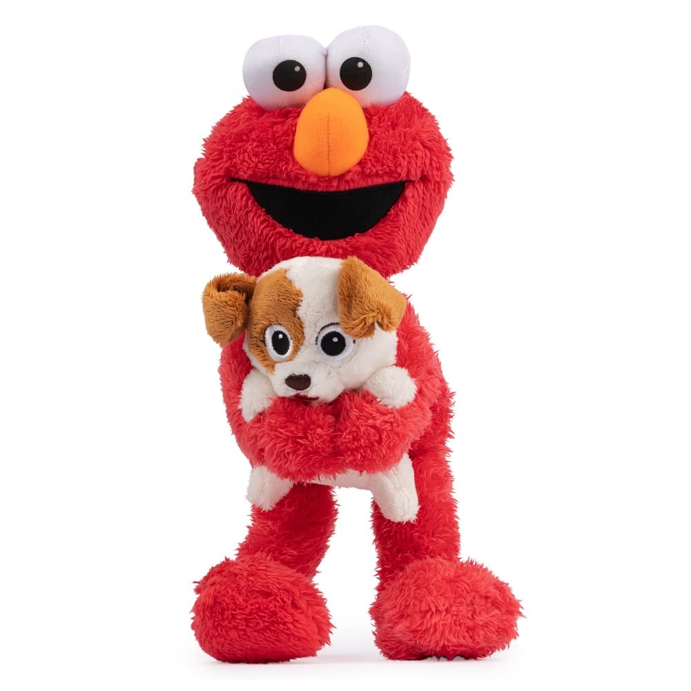 GUND Sesame Street Elmo & Tango Animated Plush Toy, 13" Red/Cream, Sensory for Ages 1 & Up, Model 6061151