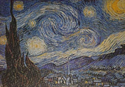 Chamberart 1000 Piece Premium Jigsaw Puzzle Starry Night A-1074