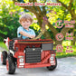 ANPABO Ride on Dump Truck, 12V Ride on Car with Remote Control, Electric Dump Bed and Extra Shovel, Ride on Construction Vehicle