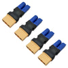 Linsyrc 4Pcs Xt90 Female Connector To Ec5 Male Connector No Wire Adapter Plug For Rc Fpv Drone Rc Car Lipo Nimh Battery Charger