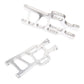 Vgoohobby Metal Front Lower Suspension Arm Upgrade Part 08005 Compatible with Redcat Racing HSP 94111 1/10 RC Car Truck (Silver)