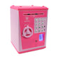 Lyght Kids Safe Box - Talking Piggy Bank ATM Savings Bank, Plastic, One Size, Pink