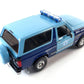 Greenlight 1996 Ford Bronco Xlt Massachusetts State Police 1/18