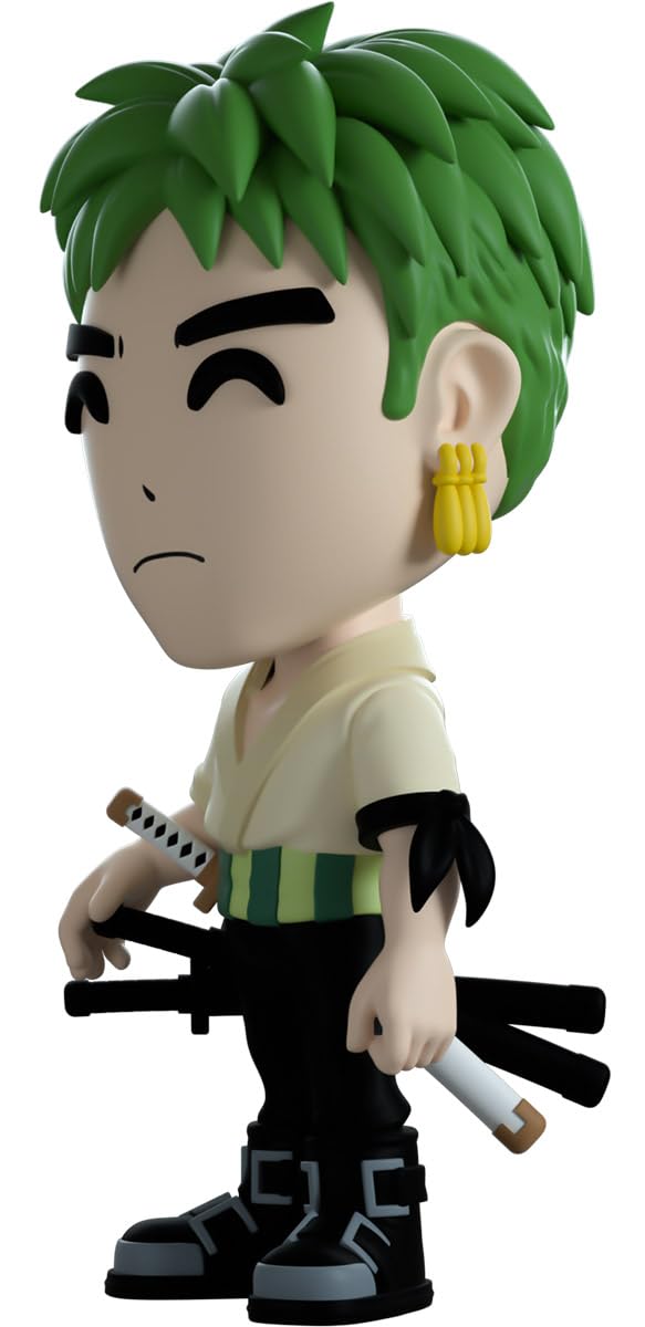 Youtooz Zoro Figure, 4.7' Zoro One Piece Youtooz Figure, Detailed Collectible One Piece Figure By Youtooz One Piece Anime Collection
